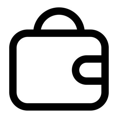 Tasarruf Simgesi, Beyaz Arkaplanda Basit Vektör İllüstrasyonu