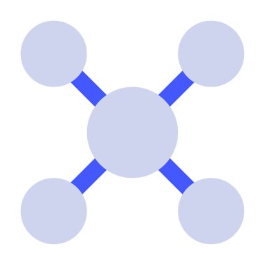 Bağlantı Simgesi, Beyaz Arkaplanda Basit Vektör İllüstrasyonu