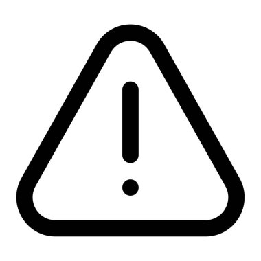 Risk Simgesi, Beyaz Arkaplanda Basit Vektör İllüstrasyonu