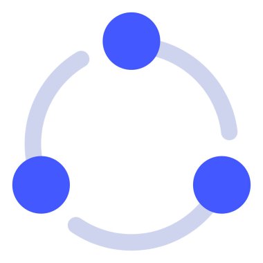 Bağlantı Simgesi, Beyaz Arkaplanda Basit Vektör İllüstrasyonu