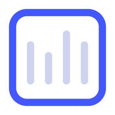 Analitik Simge, Beyaz Arkaplanda Basit Vektör İllüstrasyonu