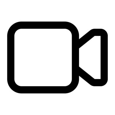 Beyaz Arkaplanda Görüntü Simgesi, Basit Vektör İllüstrasyonu