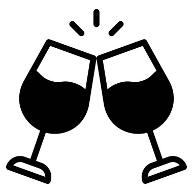 Şerefe Simgesi, Beyaz Arkaplanda Basit Vektör İllüstrasyonu  