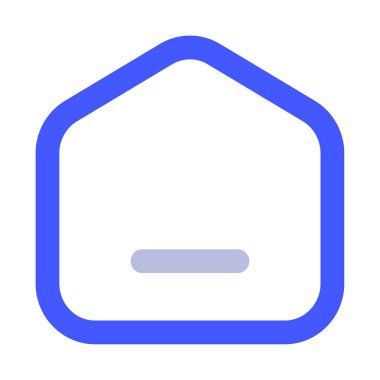 Ev Simgesi, Beyaz Arkaplanda Basit Vektör Resimleri