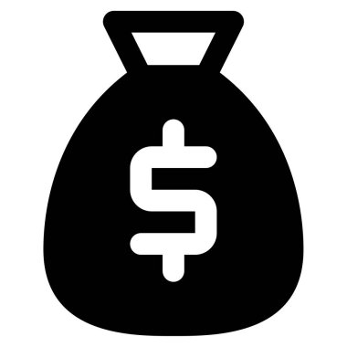 Bütçe Simgesi, Beyaz Arkaplan Üzerine Basit Vektör İllüstrasyonu