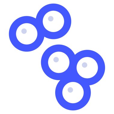 Havyar Simgesi, Beyaz Arkaplanda Basit Vektör İllüstrasyonu