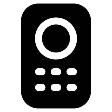 Uzak Simge, Beyaz Arkaplanda Basit Vektör İllüstrasyonu