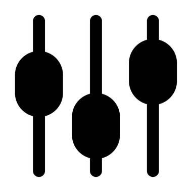 Filtre Simgesi, Beyaz Arkaplanda Basit Vektör İllüstrasyonu