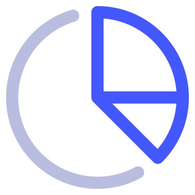 Analitik Simge, Beyaz Arkaplanda Basit Vektör İllüstrasyonu