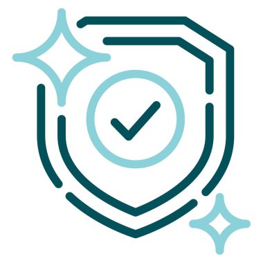 Hijyen Simgesi, Beyaz Arkaplan Üzerine Basit Vektör İllüstrasyonu