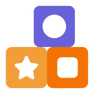 Beyaz Arkaplanda Simge ve Basit Vektör Resmini Engeller