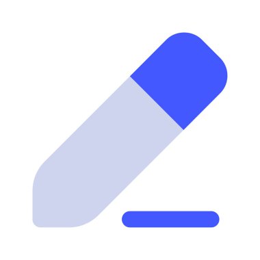 Beyaz Arkaplanda Simge, Basit Vektör İllüstrasyonunu Düzenle