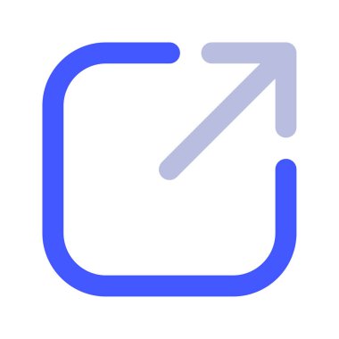 Beyaz Arkaplanda Simge Paylaş, Basit Vektör İllüstrasyonu