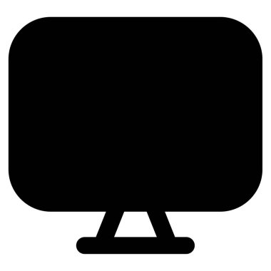 Simge İzle, Beyaz Arkaplanda Basit Vektör İllüstrasyonu 