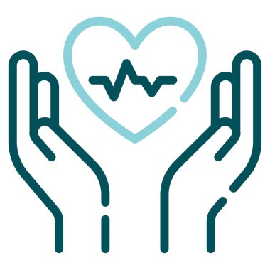 Farkındalık Simgesi, Beyaz Arkaplanda Basit Vektör İllüstrasyonu