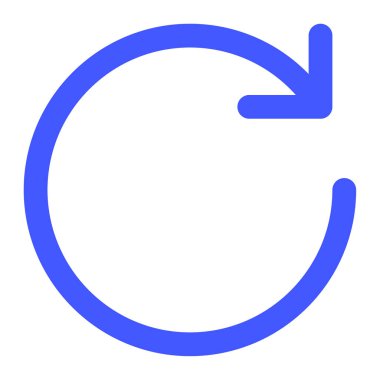 Simgeyi Tazele, Beyaz Arkaplanda Basit Vektör Resimleri