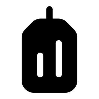 Sandık Etiketi Simgesi, Beyaz Arkaplanda Basit Vektör ResmiComment