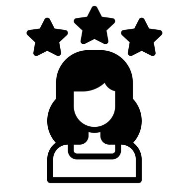 Beyaz Arkaplanda İlham Veren Simge, Basit Vektör İllüstrasyonu