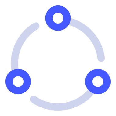 Bağlantı Simgesi, Beyaz Arkaplanda Basit Vektör İllüstrasyonu