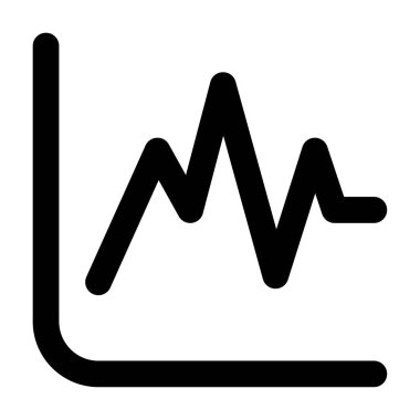 Borsa Simgesi, Beyaz Arkaplan Üzerine Basit Vektör İllüstrasyonu