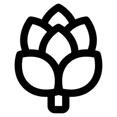 Enginar Simgesi, Beyaz Arkaplanda Basit Vektör ResmiComment