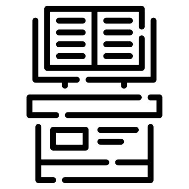 Geçmiş Görünüm Simgesi, Beyaz Arkaplanda Basit Vektör İllüstrasyonu