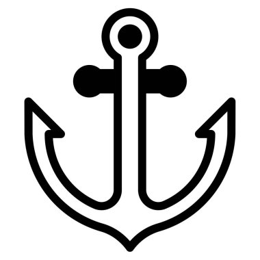 Sunucu Simgesi, Beyaz Arkaplanda Basit Vektör İllüstrasyonu   