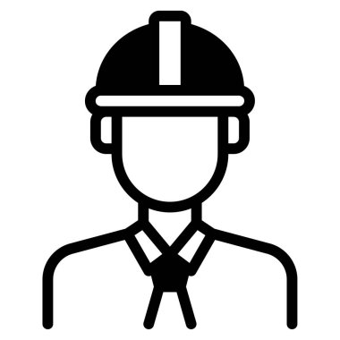 Beyaz Arkaplanda Mimari Simgesi, Basit Vektör İllüstrasyonu  