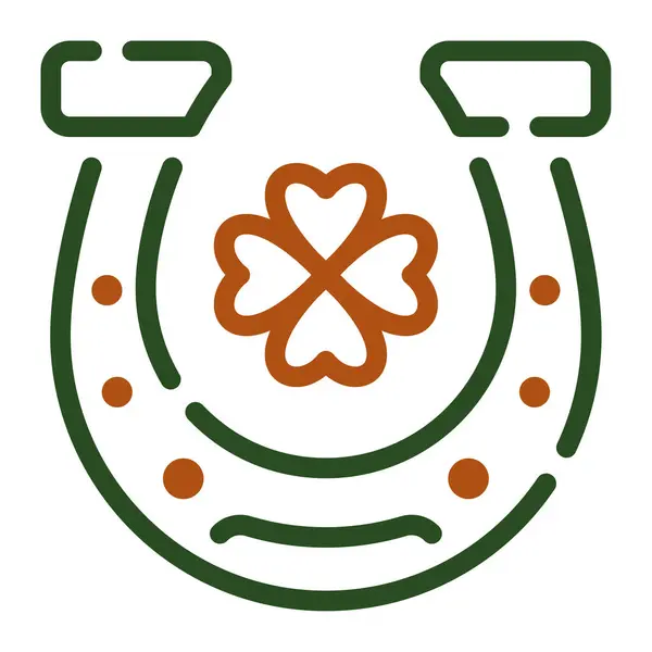 At Nalı Simgesi, Beyaz Arkaplanda Basit Vektör İllüstrasyonu