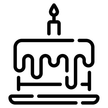 Mumlar simgesi, vektör illüstrasyonu basit tasarım 