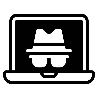 Casus yazılım simgesi, vektör illüstrasyonu basit tasarım