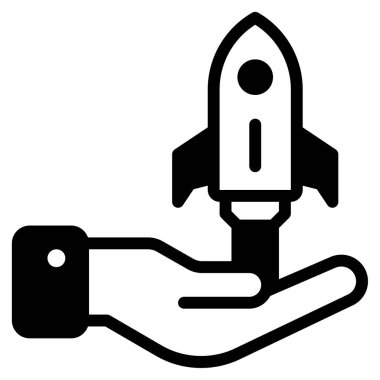 Simgeyi yükselt, vektör illüstrasyonu basit tasarım