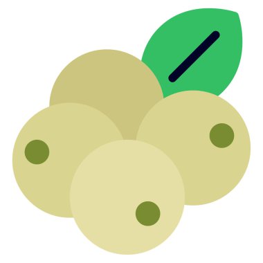 Meyve Berry simgesi, vektör illüstrasyonu basit tasarım