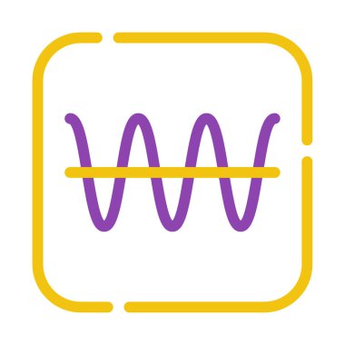 Örnekleme Aracı simgesi, vektör illüstrasyonu basit tasarım