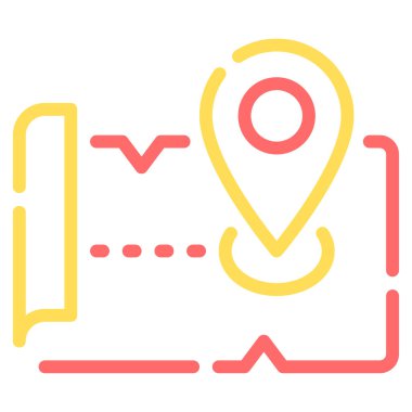 Macera simgesi, vektör illüstrasyonu basit tasarım