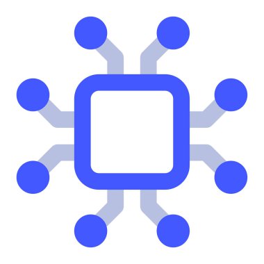 devre simgesi, vektör illüstrasyonu basit tasarım