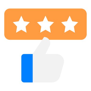 Feedback icon, vector illustration simple design