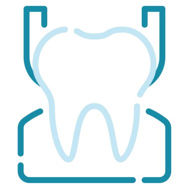 Diş Çıkarma simgesi, vektör illüstrasyonu basit tasarım