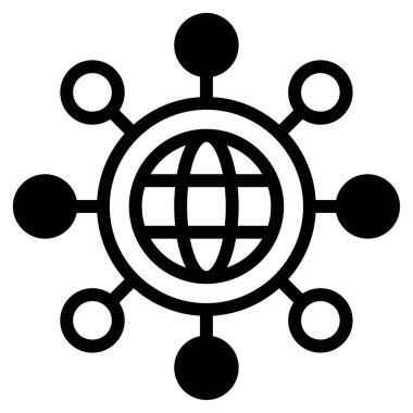 Topluluk simgesi, vektör illüstrasyonu basit tasarım