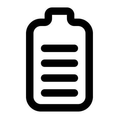 Battery icon, vector illustration simple design