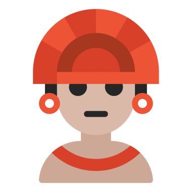 İnka simgesi, vektör illüstrasyonu basit tasarım