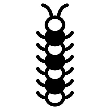 Kırkayak simgesi, vektör illüstrasyonu basit tasarım