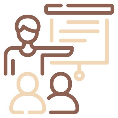 sınıf simgesi, vektör illüstrasyonu basit tasarım