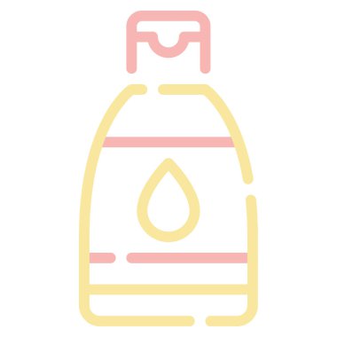 Silme simgesi, vektör illüstrasyonu basit tasarım