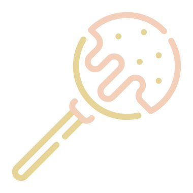 Kek Pop simgesi, vektör illüstrasyonu basit tasarım