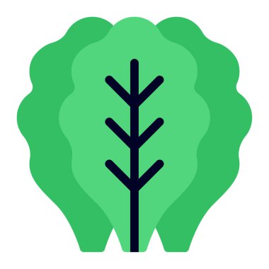 Yaprak. Web simgesi basit illüstrasyon 