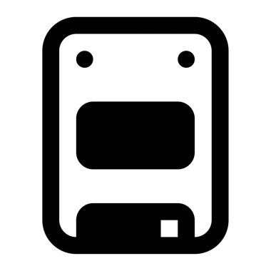 SSD simgesi, vektör illüstrasyonu basit tasarım