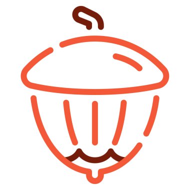 palamut simgesi, vektör illüstrasyonu basit tasarım