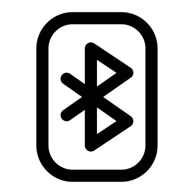 Bluetooth simgesi, vektör illüstrasyonu basit tasarım