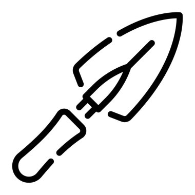 Brick mala simgesi, vektör illüstrasyonu basit tasarım